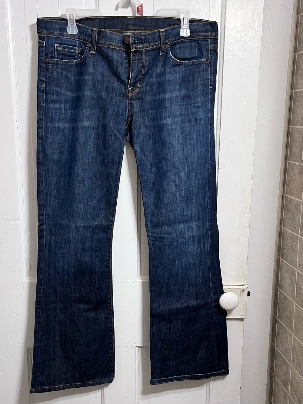 Citizens Of Humanity Ingrid Dark Blue Wide Leg Jeans